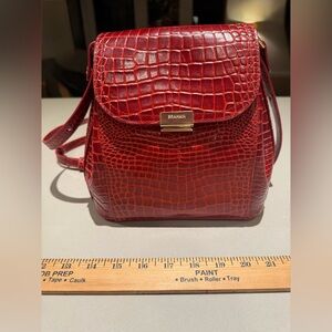 Brahmin Margo Croc-Embossed Crossbody Bag